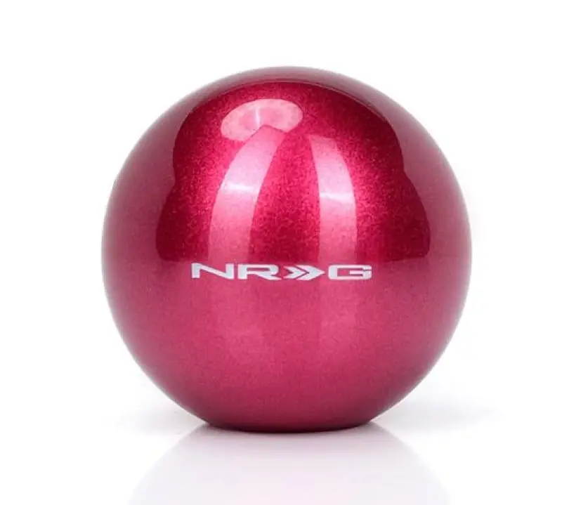 Nrg Round Shifter Heavy Weight Fushia Sparkly Painted Titanium 1