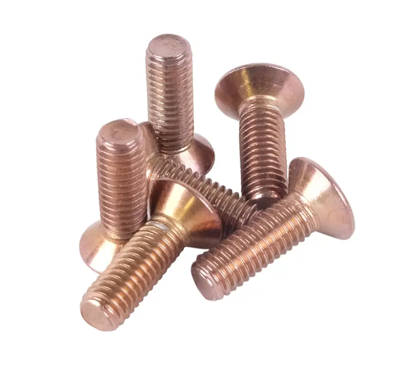 Nrg Steering Wheel Screw Kit - Conical, Rose Gold 1