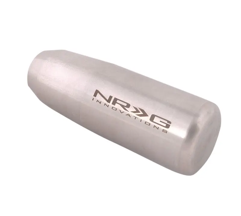 Nrg Universal Short Shifter Knob 3.5In Length Heavy Weight 0.85Lbs Silver 1