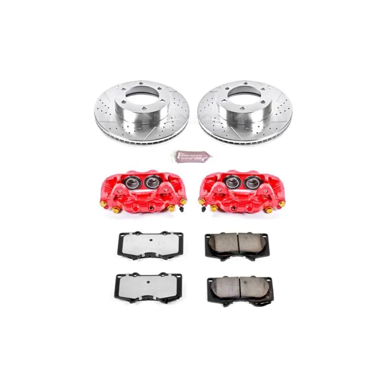 Power Stop 00-06 Toyota Tundra Front Z36 Truck And Tow Kit With Cals 1