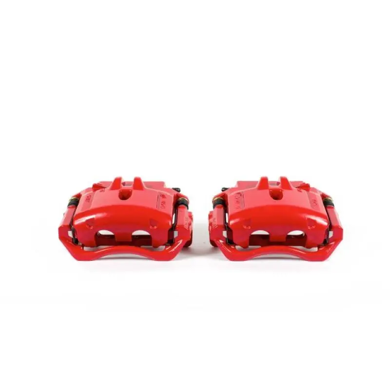 Power Stop 02-05 Ford Thunderbird Front Red Calipers With Brackets - Pair 1
