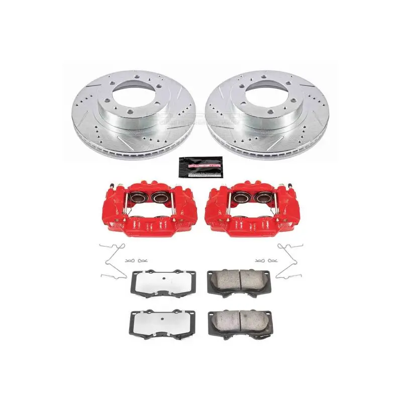 Power Stop 05-22 Toyota Tacoma Front Z36 Truck And Tow Kit With Cals 1