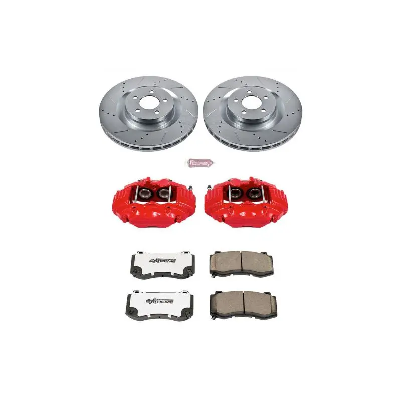 Power Stop 06-08 Dodge Magnum Front Z26 Street Kit With Cals 1