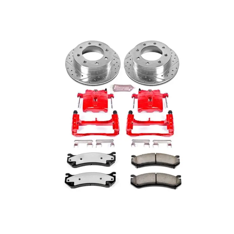 Power Stop 08-13 Gmc Yukon Xl 2500 Rear Z36 Truck And Tow Kit With Cals 1