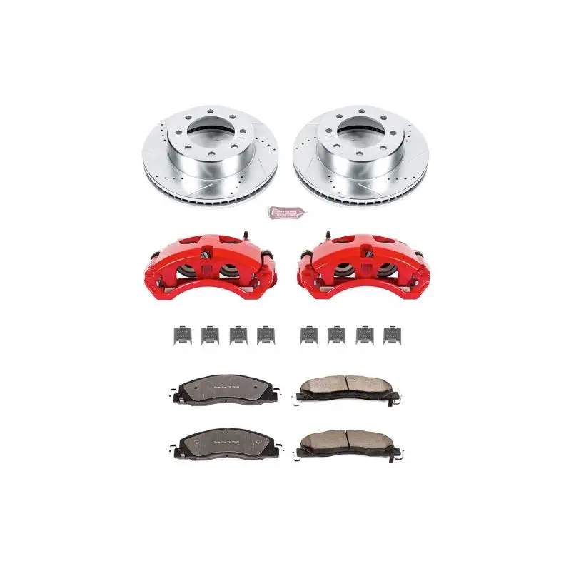 Power Stop 09-10 Dodge Ram 2500 Front Z36 Truck And Tow Kit With Cals 1