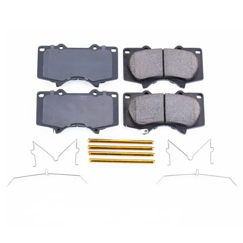Power Stop 10-19 Toyota 4Runner Front Z17 Ceramic Brake Pads With Hardware 1
