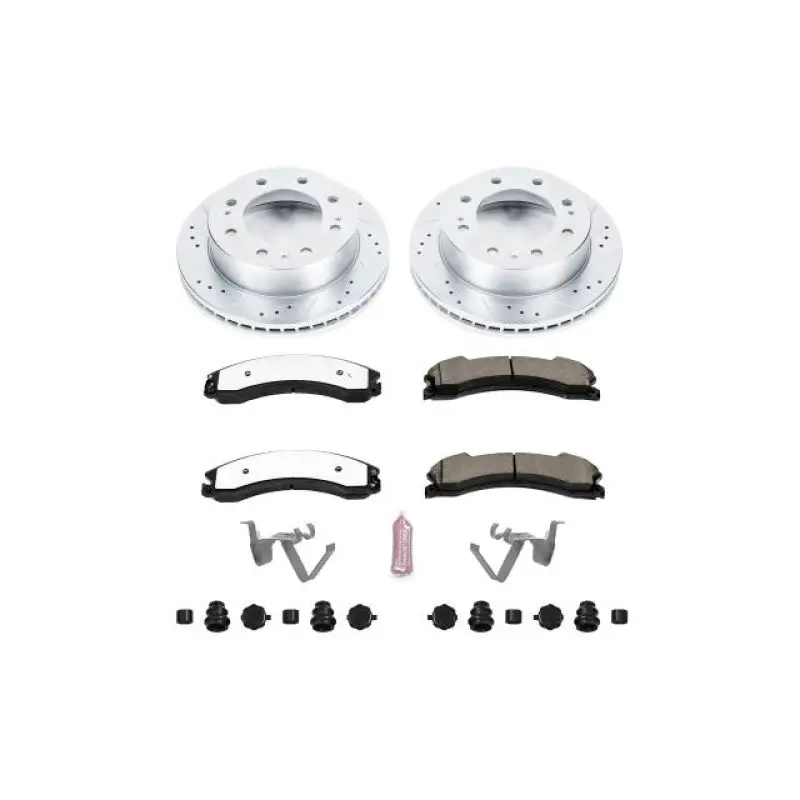 Power Stop 12-20 Gmc Sierra 3500 Hd Front Z36 Truck And Tow Brake Kit 1