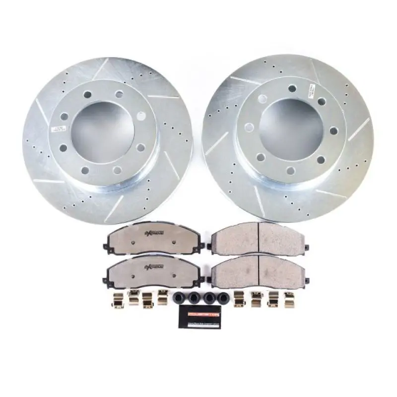 Power Stop 13-16 Ford F-450 Super Duty Front Z36 Truck And Tow Brake Kit 1
