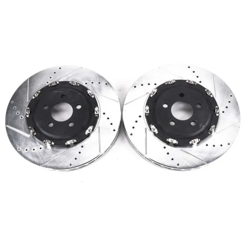 Power Stop 15-20 Dodge Charger Front Drilled And Slotted Rotor Pair 1