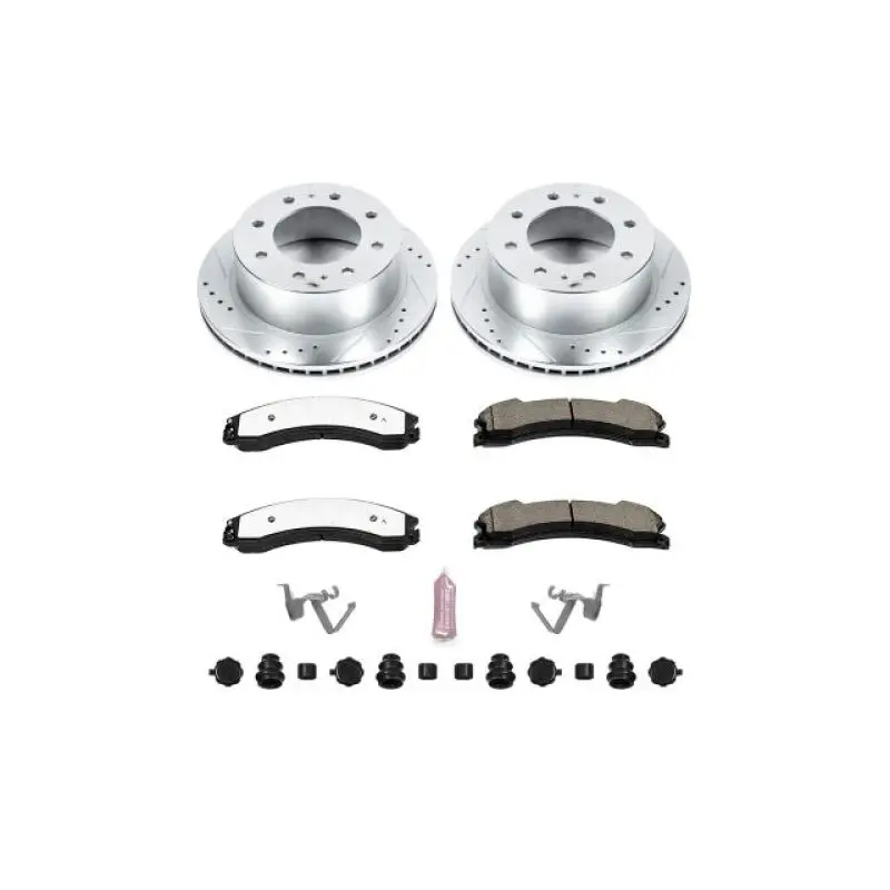 Power Stop 15-20 Gmc Sierra 2500 Hd Rear Z36 Truck And Tow Brake Kit 1