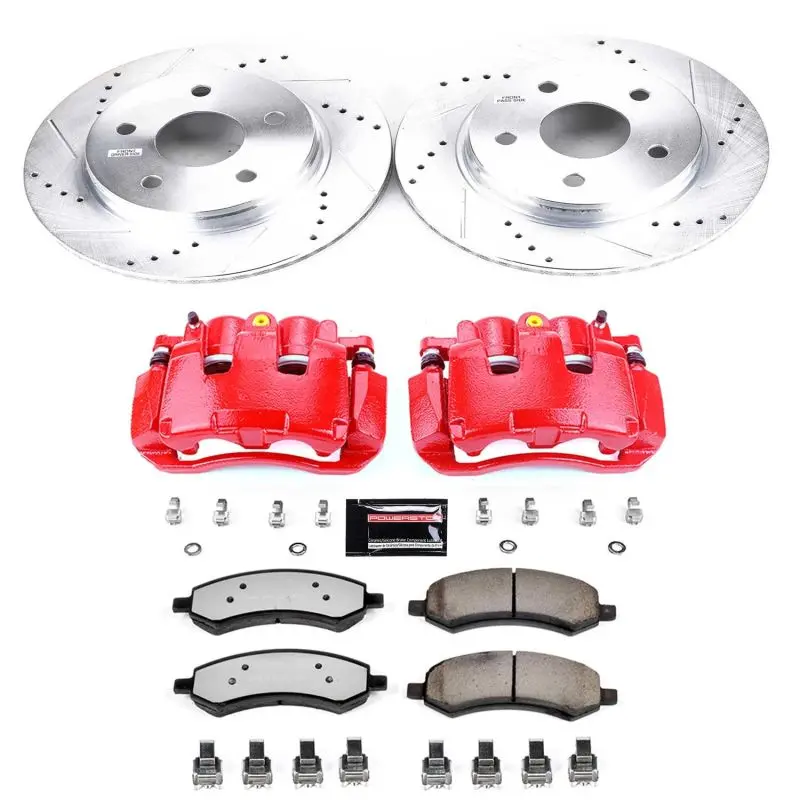 Power Stop 19-21 Ram 1500 Classic Front Z36 Truck And Tow Kit With Cals 1