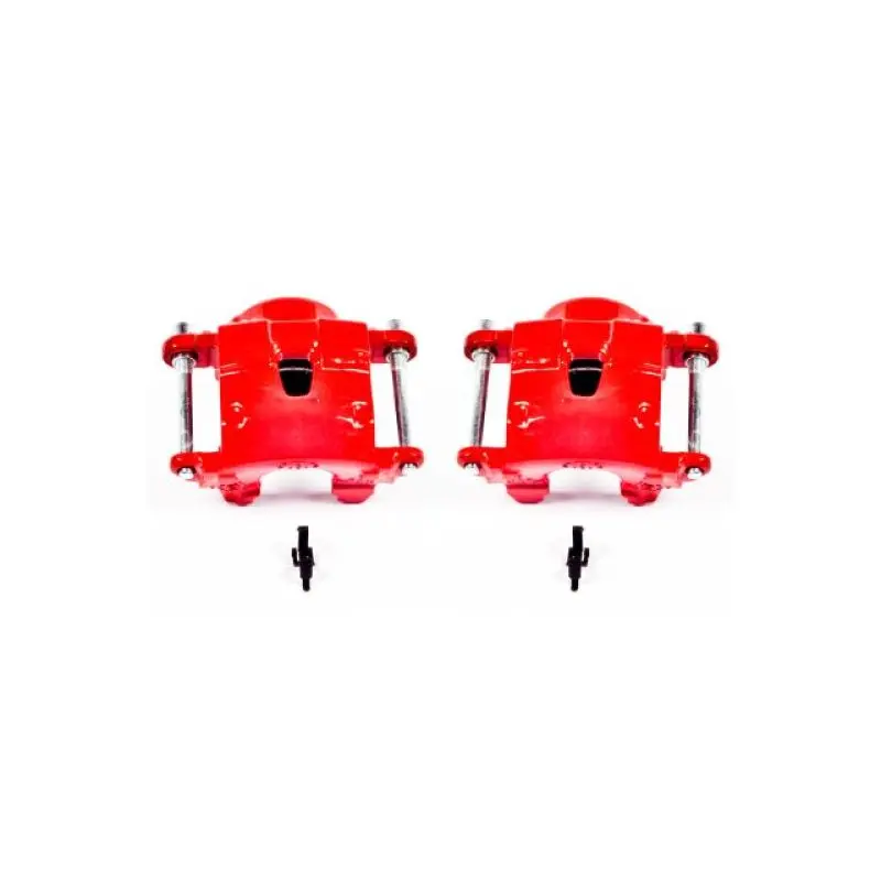 Power Stop 1978-1985 Avanti Ii Front Red Calipers Without Brackets - Pair 1