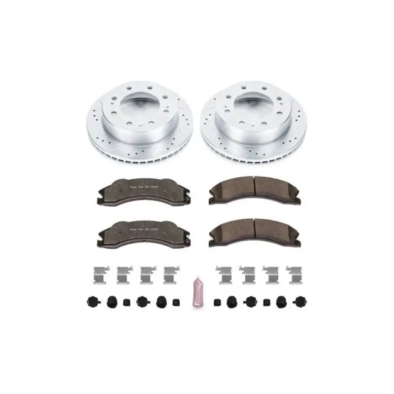 Power Stop 2011 Gmc Sierra 3500 Hd Front Z36 Truck And Tow Brake Kit 1