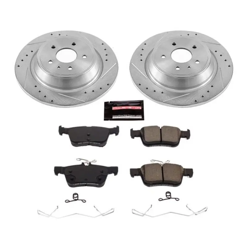 Power Stop 2017–2019 Z23 Evolution Sport Rear Brake Kit For Ford Escape 1