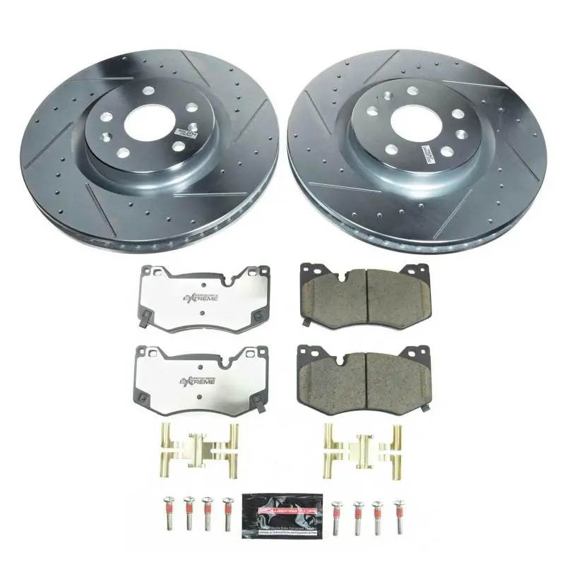 Power Stop 2020–2021 Chevrolet Corvette Front Z26 Street Brake Kit 1