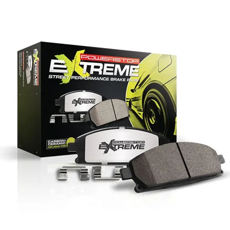 Power Stop 23-24 Toyota Gr Corolla Front Z26 Street Brake Pad With Hardware 1