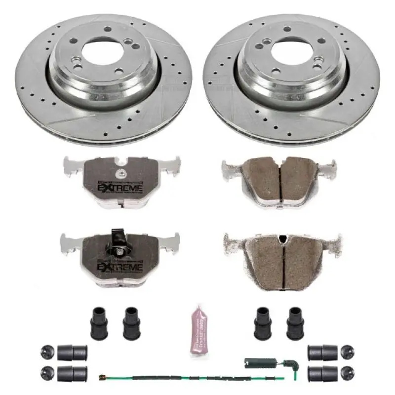 Power Stop Brake Kit Z26 Street Warrior Rear 01-06 Bmw M3 1