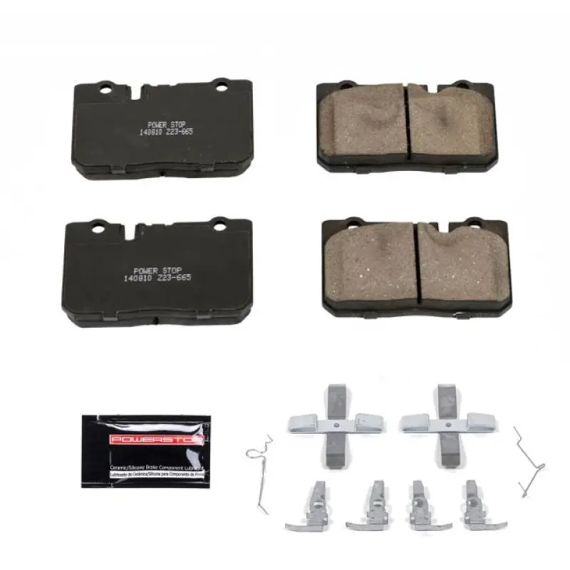 Power Stop Z23 Evolution Sport Front Brake Pads With Hardware For 1995–2000 Lexus Ls400 1