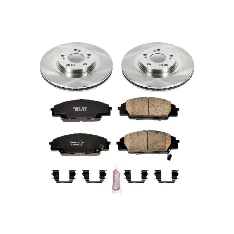 Powerstop Front Autospecialty Brake Kit Z17 02-06 Acura Rsx 1