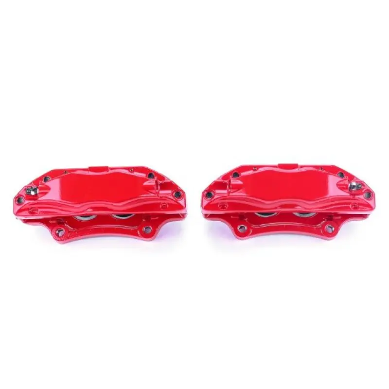 Powerstop Front Red Brake Calipers For 04-08 Acura Tl - Pair 1