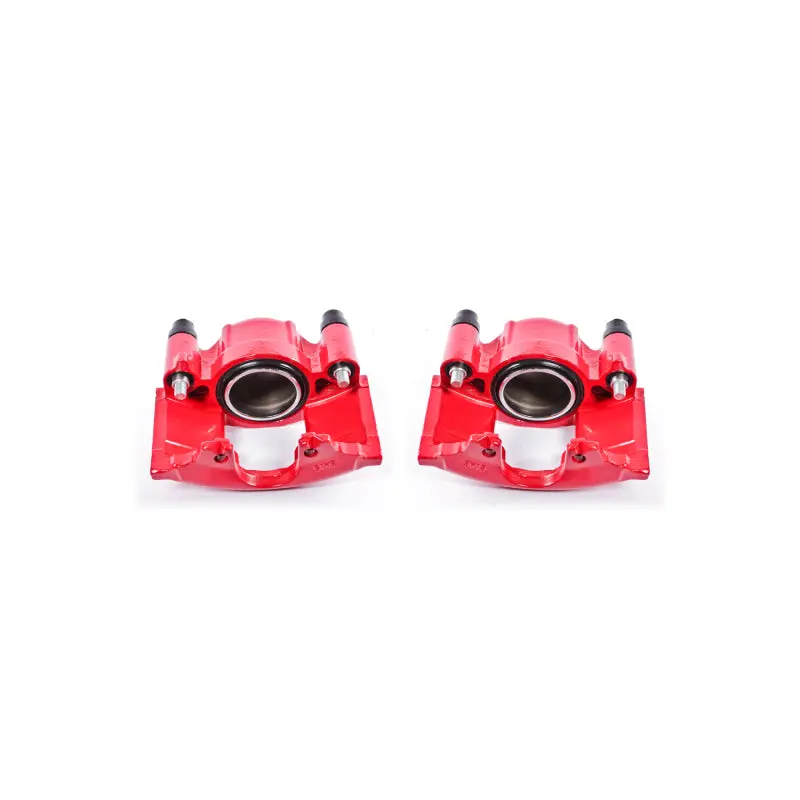 Powerstop Front Red Calipers W/O Brackets For 90-93 Cadillac Commercial Chassis - Pair 2