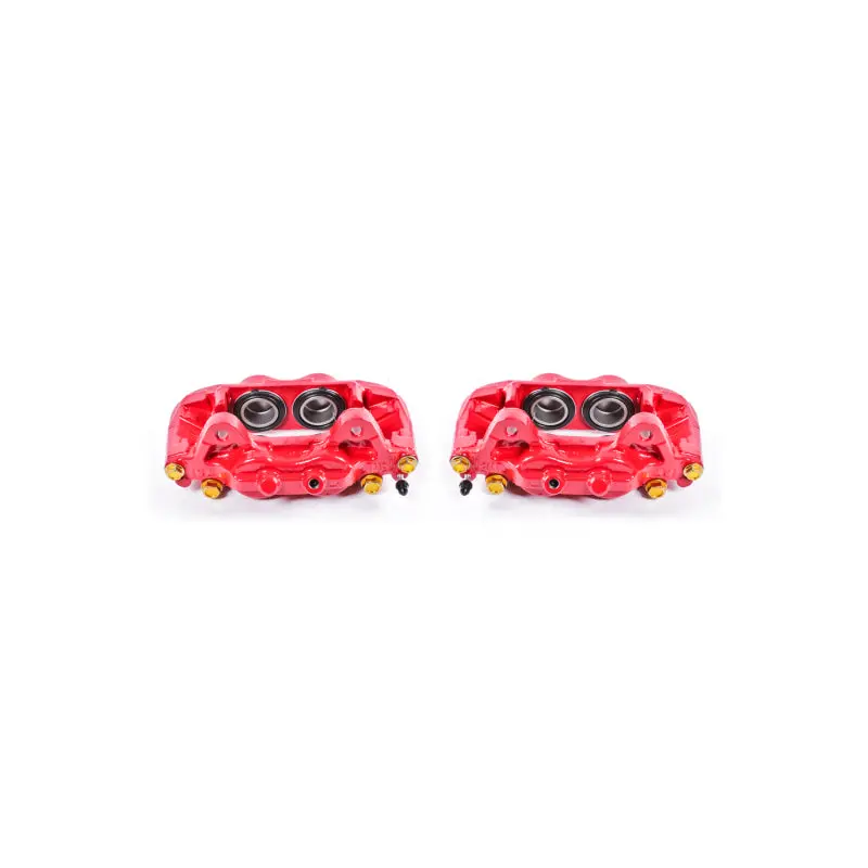 Powerstop Front Red Calipers W/O Brackets - Pair For 01-07 Toyota Sequoia, 00-06 Tundra 1