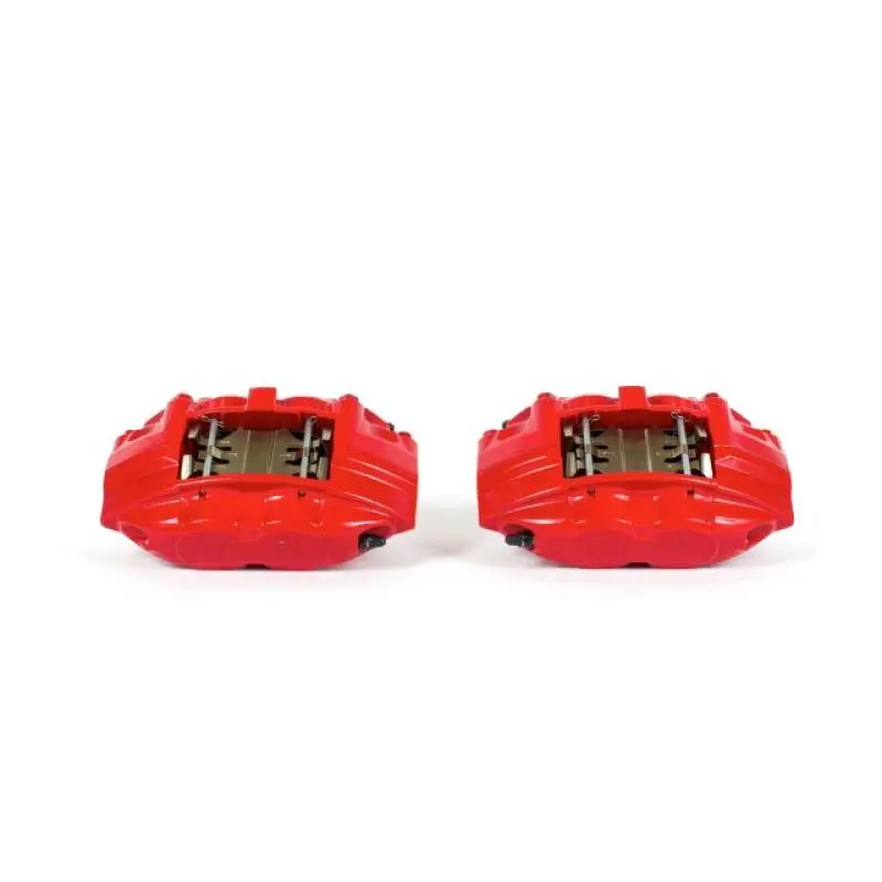 Powerstop Front Red Calipers W/O Brackets - Pair For 09-19 Nissan 370Z 1