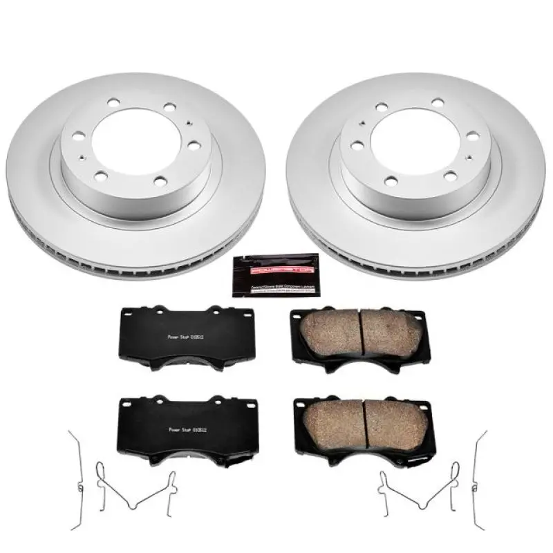Powerstop Front Z17 Evolution Geomet Coated Brake Kit For 03-09 Toyota 4Runner 1