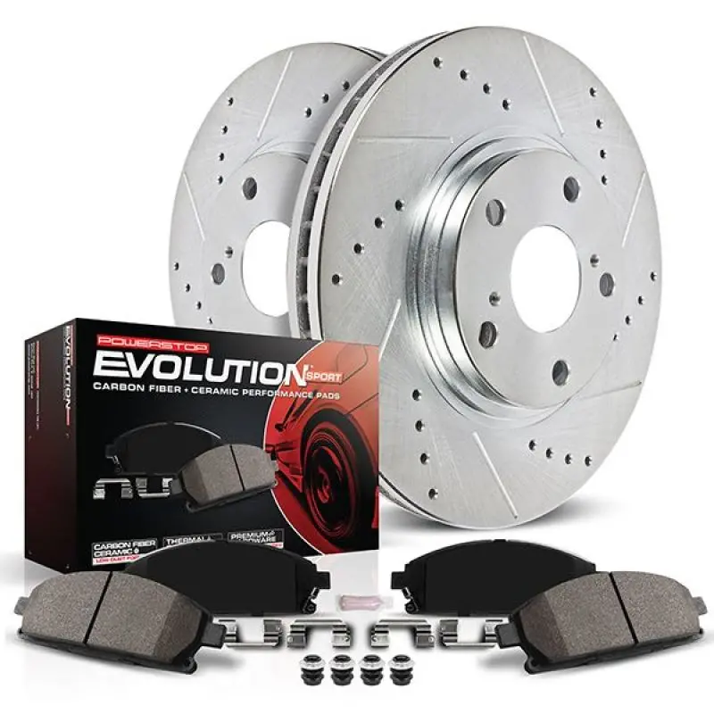 Powerstop Front Z23 Evolution Brake Kit For 20-22 Lincoln Aviator 1