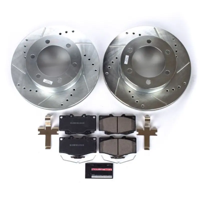 Powerstop Front Z23 Evolution Sport Brake Kit For 95-02 Toyota 4Runner 1