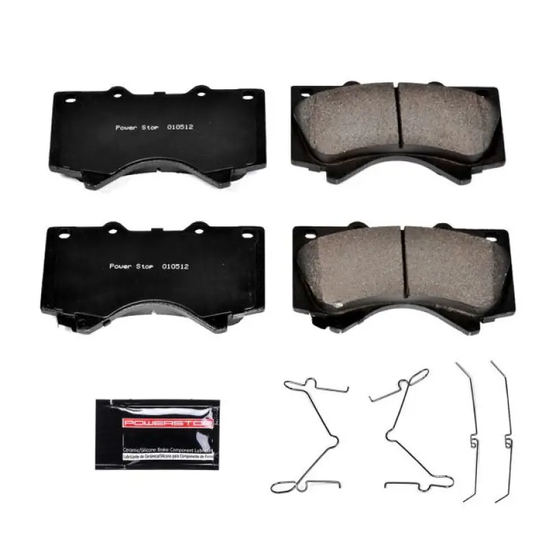 Powerstop Front Z23 Evolution Sport Brake Pads With Hardware For 08-11 Lexus Lx570 2