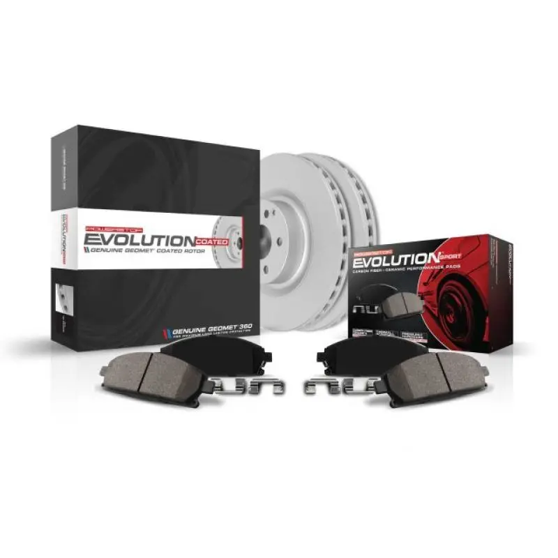 Powerstop Front Z23 Evolution Sport Coated Brake Kit For 11-18 Bmw X5 2