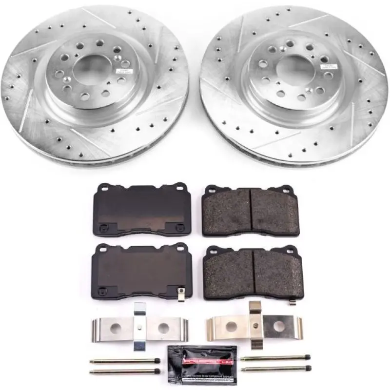 Powerstop Front Z23 Sport Brake Kit 17-19 Honda Civic 1