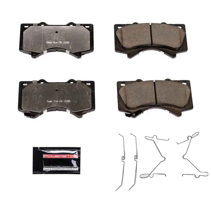 Powerstop Front Z36 Truck & Tow Brake Pads With Hardware For 08-11 Lexus Lx570 1