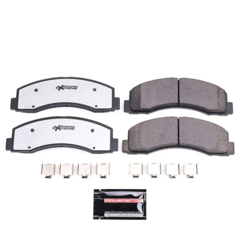 Powerstop Front Z36 Truck & Tow Brake Pads With Hardware For 2010-2021 Ford Expedition And F-150 Models 1