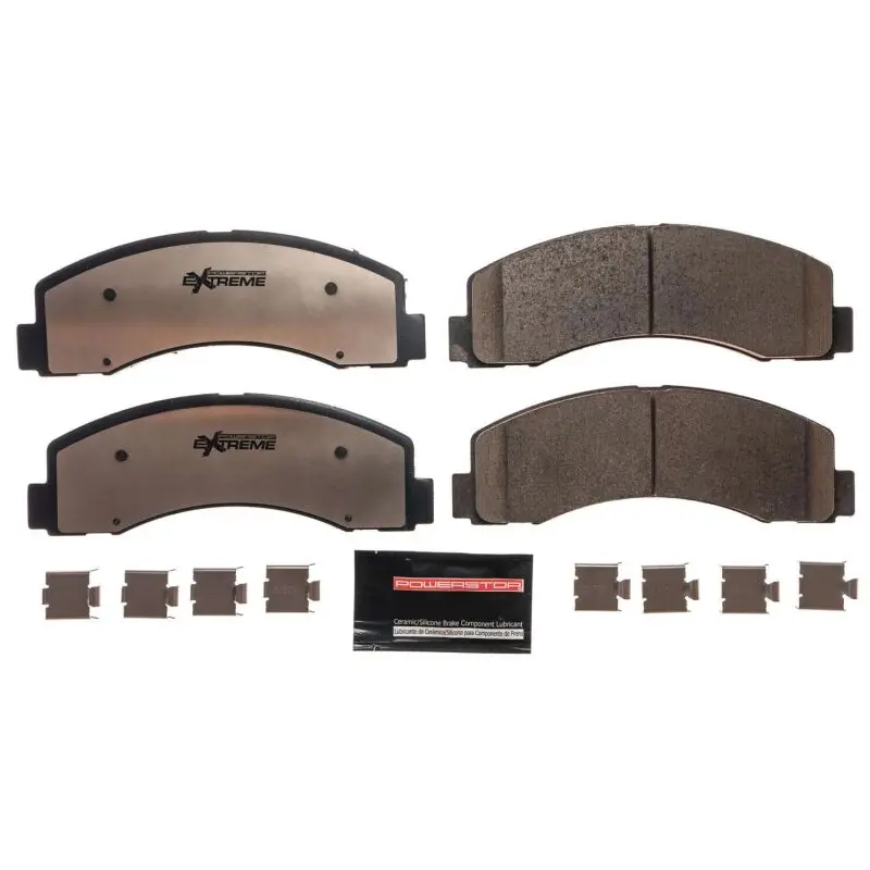 Powerstop Front Z36 Truck & Tow Brake Pads With Hardware For 2010-2021 Ford Expedition And F-150 Models 2