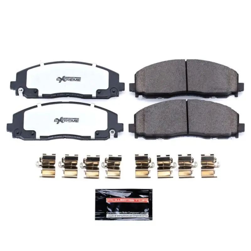 Powerstop Front Z36 Truck & Tow Brake Pads With Hardware For 2017-2024 Chrysler Pacifica 2