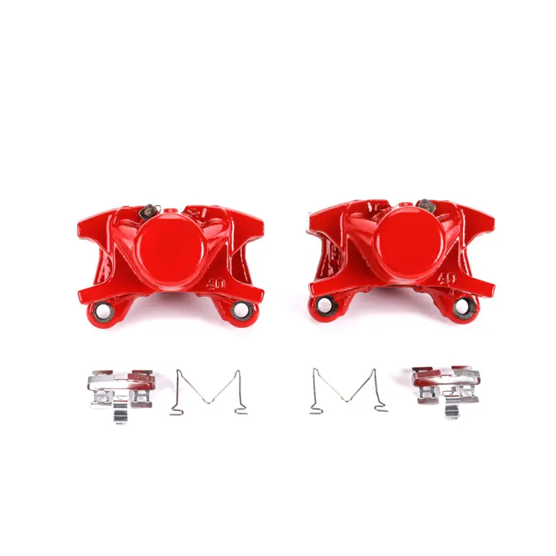 Powerstop Rear Red Calipers W/O Brackets Pair For 01-05 Lexus Is300 1