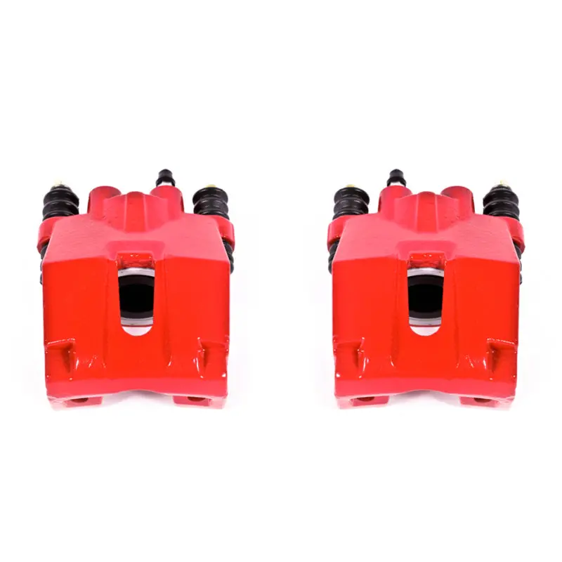 Powerstop Rear Red Calipers W/O Brackets Pair For 04-11 Ford F-150 1