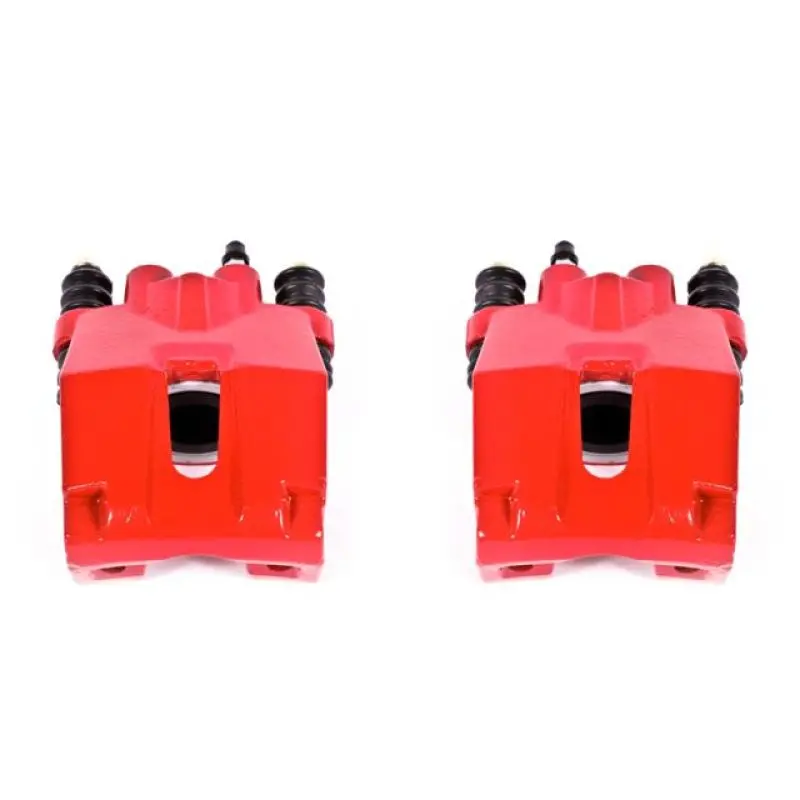 Powerstop Rear Red Calipers W/O Brackets Pair For 04-11 Ford F-150 2