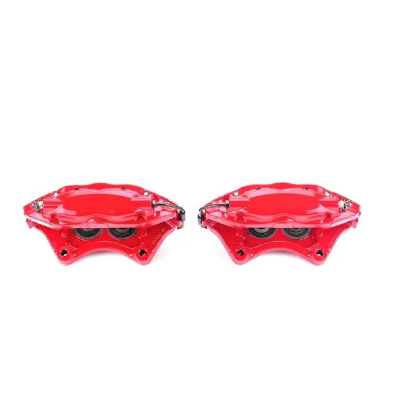 Powerstop Rear Red Calipers W/O Brackets - Pair For 05-10 Chrysler 300 Srt8 And 12-14 Chrysler 300 Srt8 1