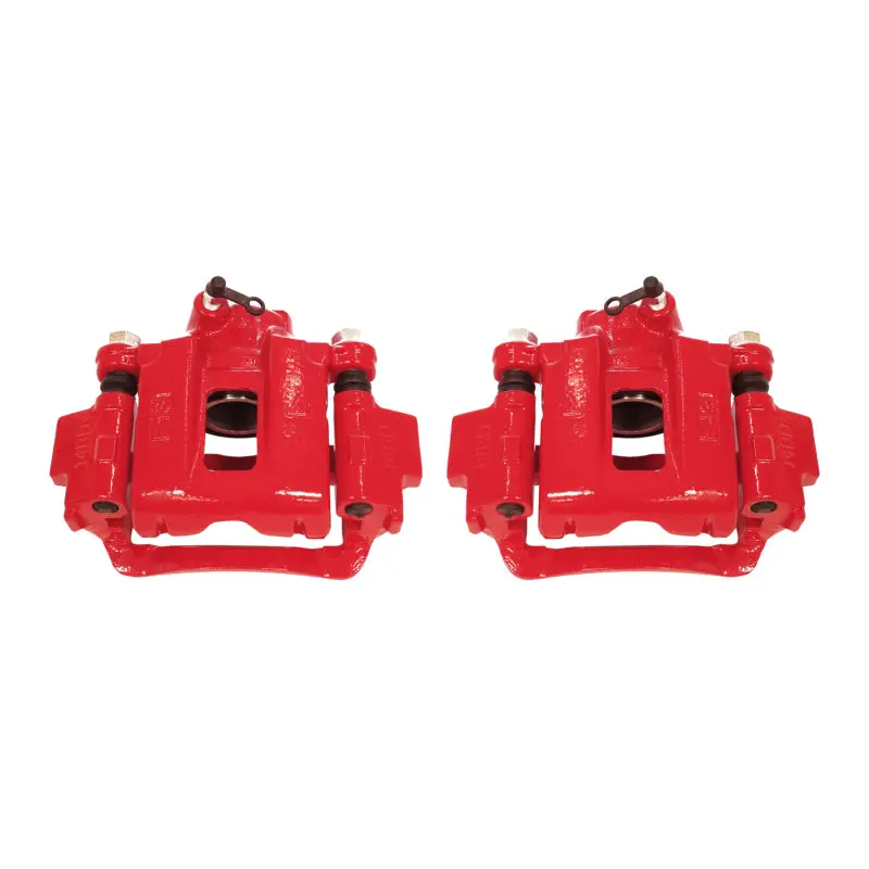 Powerstop Rear Red Calipers With Brackets For 03-09 Toyota 4Runner 1