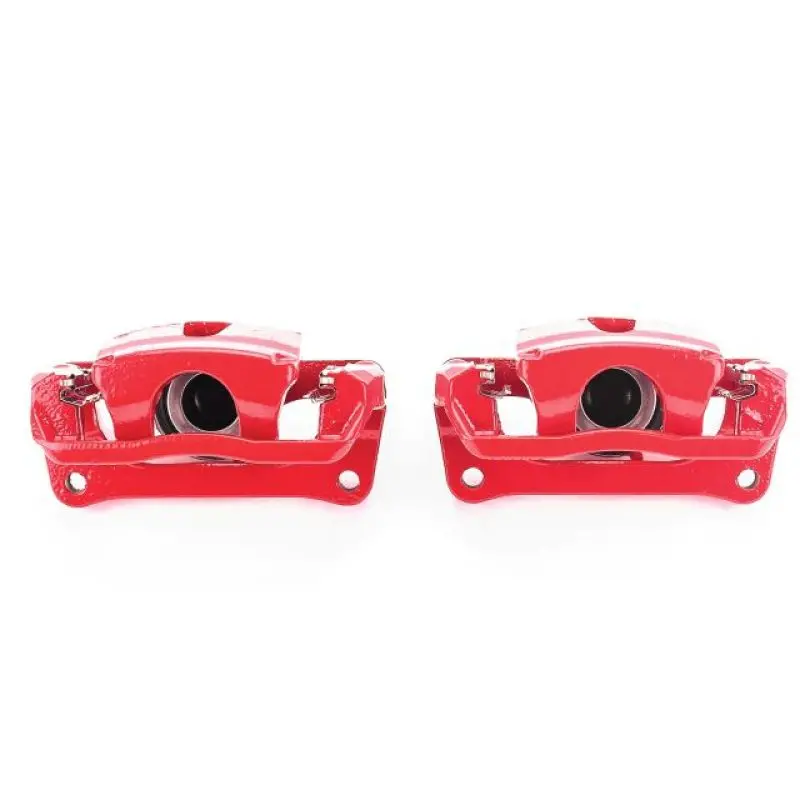 Powerstop Rear Red Calipers With Brackets Pair For 12-17 Ford F-150 1
