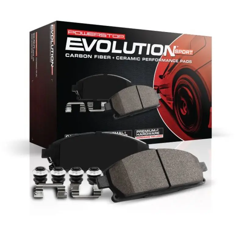 Powerstop Rear Z23 Evolution Sport Brake Pads With Hardware For 2019 Ram 1500 2