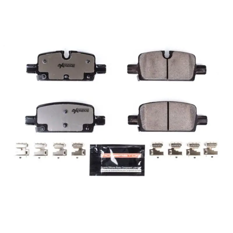 Powerstop Rear Z36 Truck & Tow Brake Pads With Hardware For 2019-2024 Chevrolet Silverado 1500 1
