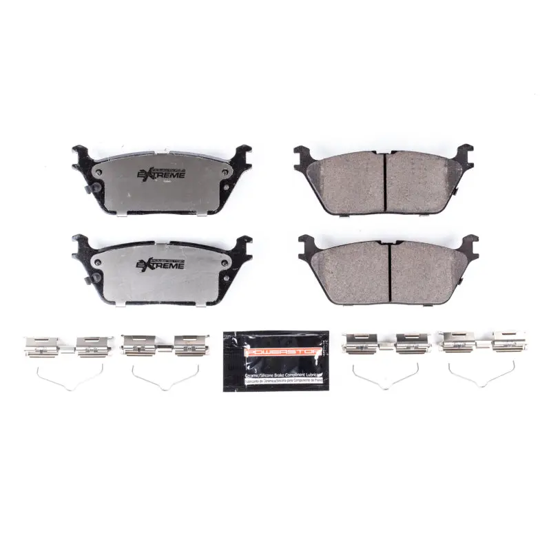 Powerstop Rear Z36 Truck & Tow Brake Pads With Hardware For 2019 Ram 1500 1