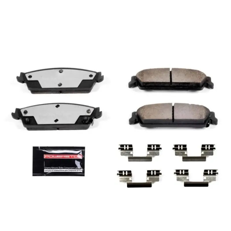 Powerstop Rear Z36 Truck & Tow Brake Pads With Hardware For 99-00 Cadillac Escalade 2