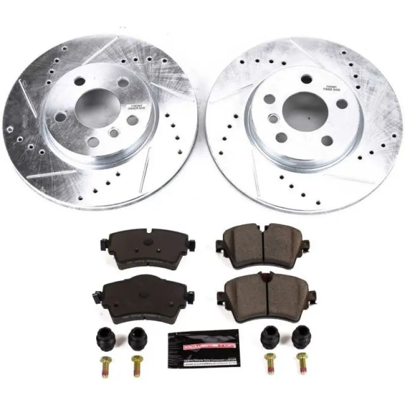 Powerstop Z23 Evolution Sport Brake Kit For 14-21 Mini Cooper S 1