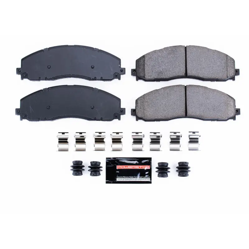 Powerstop Z23 Evolution Sport Brake Pads W/Hardware For 12-19 Ford F-250 Super Duty 1