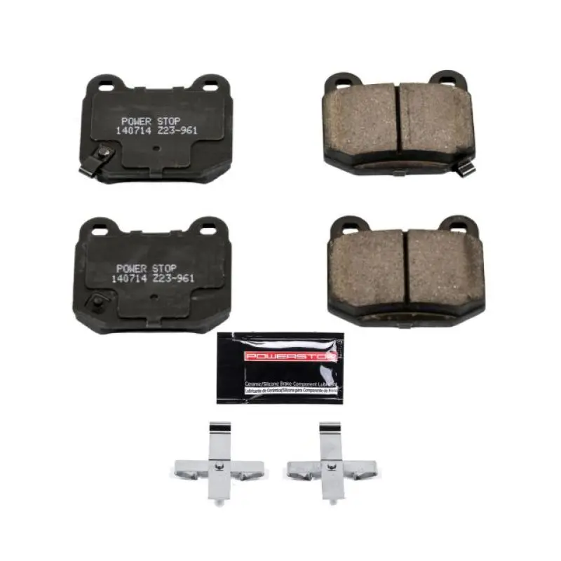 Powerstop Z23 Evolution Sport Brake Pads With Hardware For 03-05 Infiniti G35 1